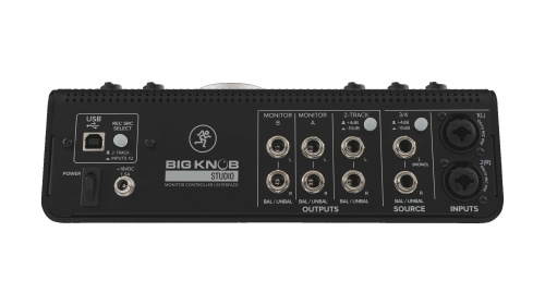 MACKIE Big Knob Studio USB аудио интерфейс 2x2 и контроллер для мониторов 3x2, 96 кГц/24 бита фото 6