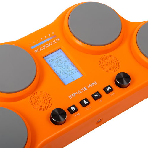 ROCKDALE Impulse Mini Orange портативная электронная ударная установка, цвет оранжевый фото 4