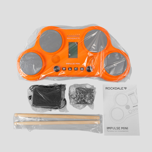 ROCKDALE Impulse Mini Orange портативная электронная ударная установка, цвет оранжевый фото 10