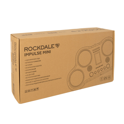 ROCKDALE Impulse Mini Orange портативная электронная ударная установка, цвет оранжевый фото 11